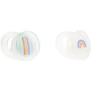 Tommee Tippee Closer To Nature Succhietti Night Time 6-18 Mesi In Silicone Colori Assortiti 2 Pezzi