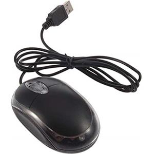 Vektenxi Mouse ottico con cavo USB con rotella di scorrimento per mouse con impugnatura ergonomica, per ufficio, casa, computer, computer, computer portatile, colore casuale, molto pratico e popolare
