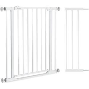 hauck Cancelletto di Sicurezza con Prolunga da 21 cm, Soglia Piatta, White