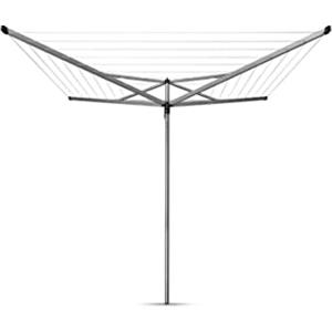 Brabantia Essential Stendibiancheria a Ombrello, Metallic Grey, 50 Metri