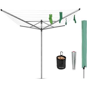 Brabantia Lift-O-Matic Stendibiancheria a Ombrello & Accessori, 50 Metri