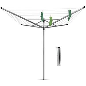 Brabantia Lift-O-Matic Stendibiancheria a Ombrello, Metallic Grey, 60 Metri