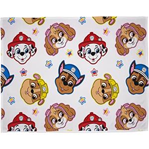 Character World Paw Patrol Coperta ufficiale in pile, design Pupster, super morbida e calda, perfetta per qualsiasi camera dei bambini, campeggio e pigiama party