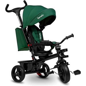 Lionelo Haari 2 in 1 Triciclo bici e passeggino fino a 25kg, Pieghevole