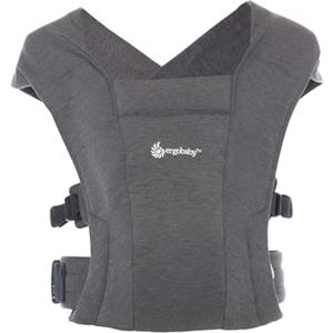 Ergobaby Embrace Marsupio Neonati Ergonomico 0 Mesi, Porta Bebe Extra Morbido ed Ultraleggero, Heather Grey