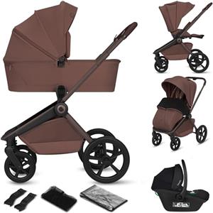 Lionelo Freya Trio Passeggino 3 in 1 per bambini 0-4 Anni/Fino a 22 kg