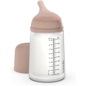 Suavinex Biberon Anti-Coliche Zero Zero, 270 ml, Flusso Medio (M)