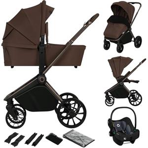 LIONELO Mika Passeggino Trio 3in1 Da 0 fino a 22 kg con Navicella e Ovetto