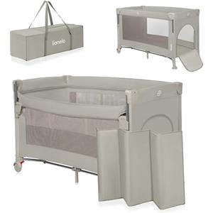 lionelo Ellen Lettino da Viaggio 3 in 1 Culla Co-Sleeping e Box Bambini