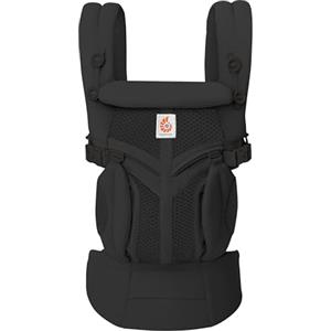 Ergobaby Omni 360 Cool Air Mesh Marsupio Neonati Ergonomico 0 36 Mesi, 4-in-1 Zaino Porta Bebe Traspirante, Onyx Black