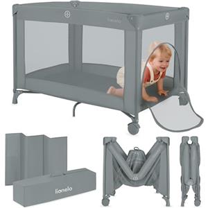 lionelo Amelie Lettino da Viaggio e Box Bambini 2 in 1 fino a 15 kg