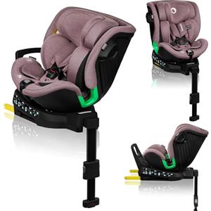 LIONELO Harmony i-Size Seggiolino Auto Girevole 360° ISOFIX per 0-12 Anni | Bambini 0-12 Anni, Gamba di Supporto, Fronte e Retro Marcia, 5 Livelli Reclinabili, Protezione Laterale
