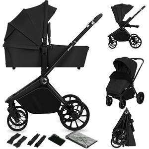 LIONELO Mika Plus Passeggino 2 in 1 con Navicella per Bambini 0-48 Mesi