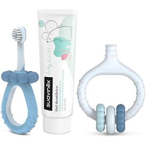 Suavinex, Set Igiene Dentale, 0+ mesi, Blu