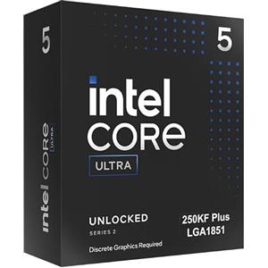 Intel Processore Intel® Core™ Ultra 5 250KF Plus 18 core (6 P-core + 12 E-core) fino a 5.3 GHz