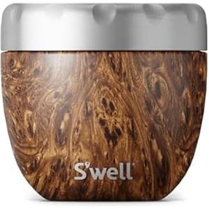 S'well Unisex - Contenitore alimentare in legno di teakwood, 636 ml