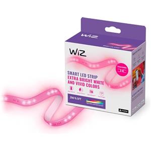 WiZ Striscia LED WiFi, Luce Bianca o Colorata Dimmerabile, 2 M, 20W, Alimentatore Incluso, Tecnologia SpaceSense, Controllo Vocale (Alexa, Apple HomeKit, Google Home)