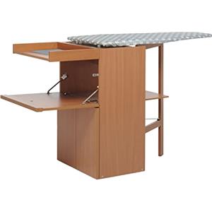 Foppapedretti Lo Stiro Mobile con Asse da Stiro a Scomparsa, in Legno, Noce, L149 P55 H86 CM