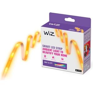 WiZ Striscia LED WiFi, Luce Bianca o Colorata Dimmerabile, 4 M, 11W, Alimentatore Incluso, Tecnologia SpaceSense, Controllo Vocale (Alexa, Apple HomeKit, Google Home)