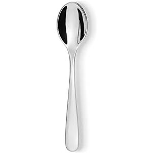 Alessi 5180/9 Nuovo Milano Cucchiaino da Moka in Acciaio Lucido, Set da 6