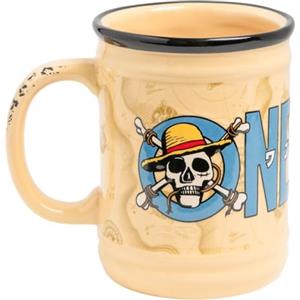 Paladone One Piece - Tazza in ceramica con licenza ufficiale Netflix, decorazione e regalo, accessorio da scrivania per tutte le età, bicchieri da caffè e tè per fan della serie, 350 ml Paladone