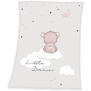 Herding LITTLE DREAMER Coperta Plaid, 75 x 100 cm, Poliestere, Crema/Multicolore