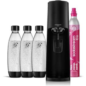 Sodastream Terra - Gasatore per realizzare acqua frizzante e bevande, nero
