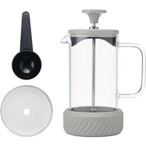 La Cafetière La Cafetiere Zero - Caffettiera French Press da 3 tazze, colore beigecrema, resistente al calore, idea regalo per gli amanti del caffè