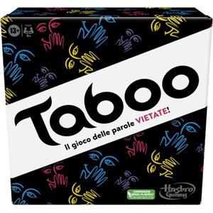 Hasbro Gaming Hasbro Taboo Jeu de société Classique pour Adultes et Adolescents à partir de 13 Ans et Plus
