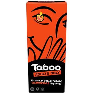 Hasbro Gaming Hasbro Taboo Uncensored, Gioco da Tavolo e di Società per Soli Adulti, Giochi per Feste con Amici da 18 Anni in su, Domande e Indovinelli Fino a 10 Giocatori