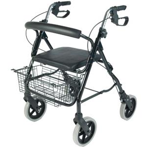 NRS Healthcare M39634 Deambulatore in Alluminio Mobility Care, Acciaio