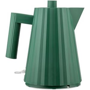 Alessi Plissé MDL06/1 GR - Bollitore Elettrico di Design, in Resina Termoplastica, Spina Europea, 2400 W, 100 cl, Verde