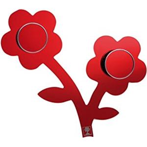 Foppapedretti Appendifiore Appendiabiti da Parete, Rosso