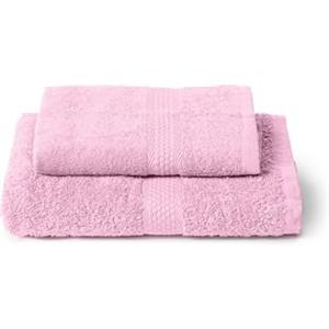 Caleffi Set 2 Asciugamani Viso e Ospite 40x60 + 55x100 cm 100% Cotone