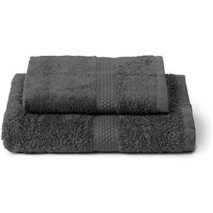 Caleffi Set 2 Asciugamani Viso e Ospite 40x60 + 55x100 cm 100% Cotone
