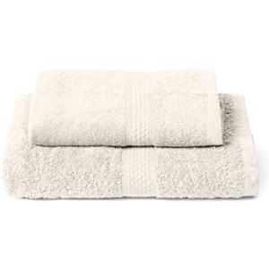 Caleffi Set 2 Asciugamani Viso e Ospite 40x60 + 55x100 cm 100% Cotone