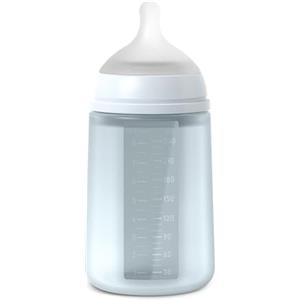 Suavinex, Biberon Colour Essence, 240 ml, Flusso M, 3+ Mesi, Azzurro