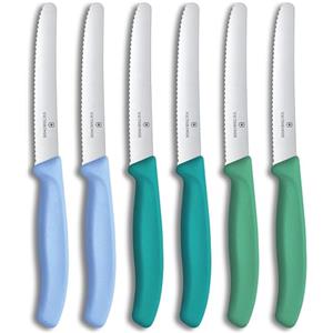 Victorinox Swiss Classic Set 6 Coltelli Pomodoro e Tavola 11 cm Seghettati