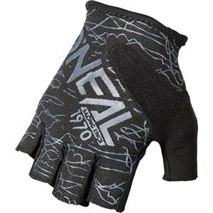 O'NEAL Guanti Bike Uomo & Donna Guanto Drop Fingerless V.17 I MTB DH FR Downhill Freeride | Guanti senza dita con inserti in gel antiscivolo I Nero Grigio I Taglia M...