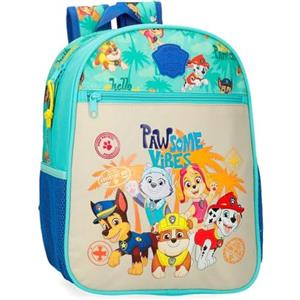 Paw Patrol Pawsome Vibes Zaino Scuola Blu 27 x 33 x 11 cm Poliestere 9,8 L, blu, Zaino scuola