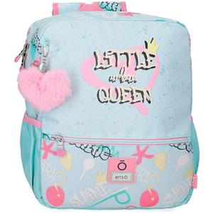 Enso Little Urban Queen Zaino Prescolare Blu 25x32x12 cm Poliestere, blu, 25x32x12 cms, Zaino da passeggiata