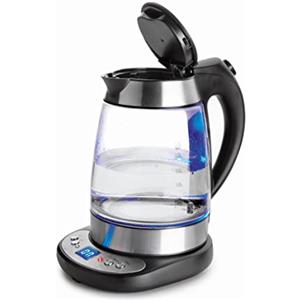 Lacor 69292- Bollitore elettrico vetro, 1,7 l, 2200 W