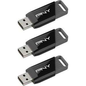 PNY Pack di 3 Unità Flash 128GB Attaché X USB 3.2 Gen 1 Flash Drive, chiavetta di prestazioni avanzate fino a 130MB/s in lettura, archiviazione e trasferimento portatile, affidabile, durevole, Tipo A