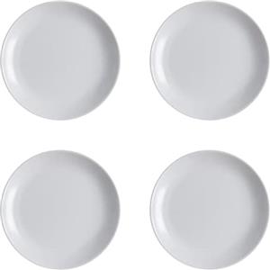 Luminarc Diwali Granit Set 4 Piatti Dessert Opale Grigio 19 cm Grigio