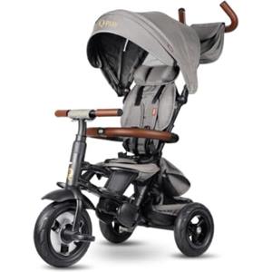 QPLAY Triciclo Qplay Rito Deluxe Gomma Grigio