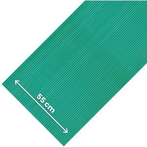 Olivo Tappeti OLIVO.shop Tappeto Cucina Antiscivolo PVC 55x250 cm ROTOLO COMFORT | Tappetino a Rotolo per Cucina, Lavello, Corsia, Cassetti, Piano Cottura, Scarpiere, Bordo Piscina, Lavabile, VERDE ACQUA