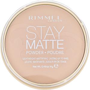 Rimmel London Stay Matte Long Lasting Pressed Powder 14 g tonalità 005 Silky Beige