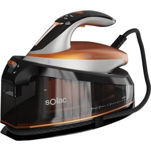 Solac - Ferro da stiro con caldaia 3000 W | 7 bar | colpo vapore 400 g/min | vapore continuo 130 g/min | serbatoio 1,5 L | suola Bi-Flow Steam | anti-goccia | autopulizia | Tecnologia Smart