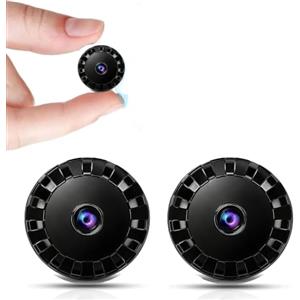NOBEYSTON 2 PCS 2026 Nuova Mini Telecamera Spia WiFi 1080P HD, Videocamera di Sorveglianza Interna con Visione Notturna, Rilevamento del Movimento, Controllo Remoto App, Ideale per Casa e Animali Domestici X/G2