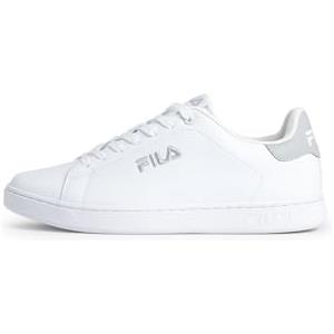 Fila Courtbay Linear Sneaker da Uomo, Bianco Grigio e Viola., 45 EU